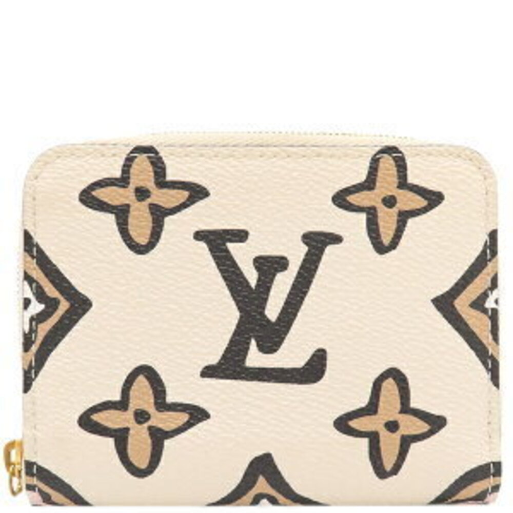 Louis Vuitton Zippy Coin Wallet Monogram Canvas Cream Wild Heart White
